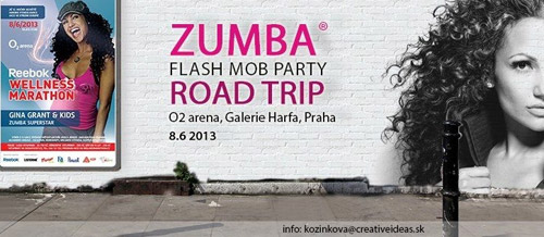 Zumba flash mob na wellness marathon zájazd