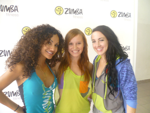 Lucka s Ginou a Tanyou Zumba